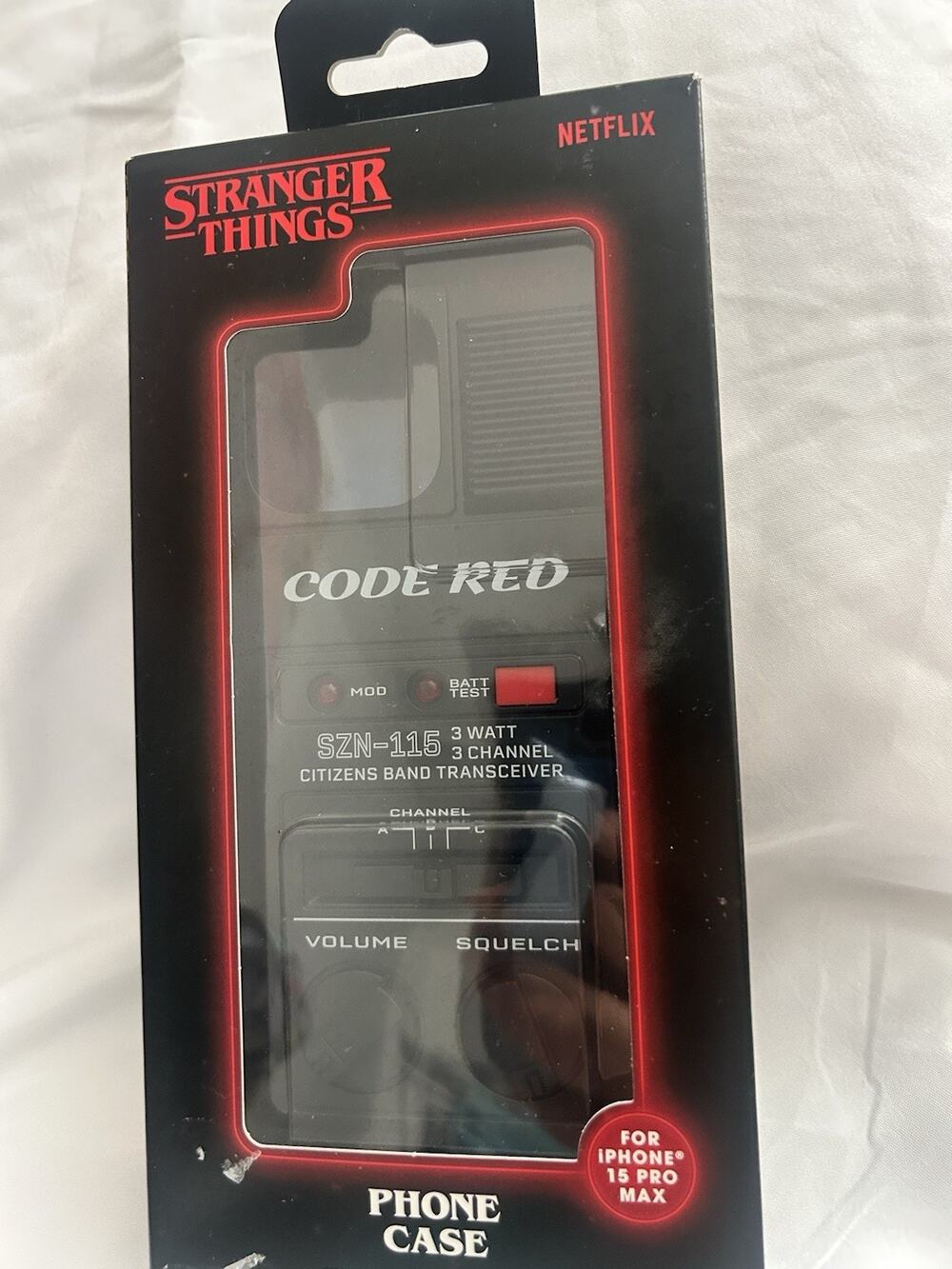 Stranger Things Walkie Talkie Phone Case - iPhone 15 Pro Max New
